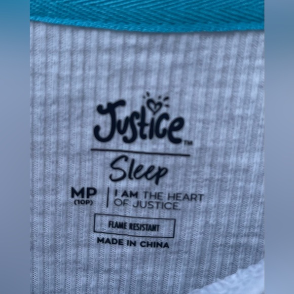 NWT Justice Girls 2PC Short Sleep Set 2 Piece Lot Size L Plus (10Plus) MP - Picture 3 of 16